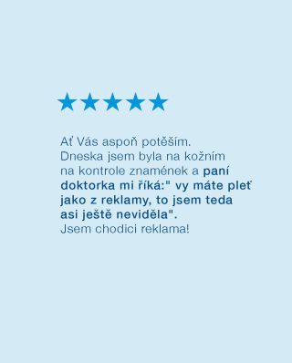 Vaše recenze ty jsou pro nás tím nejlepším motorem, který nás každý den žene do práce. Děkujeme 🩵. #skinfitStudio